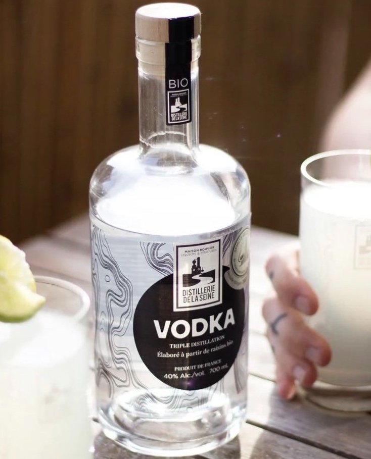Bouteille de Vodka de la Distillerie de la Seine