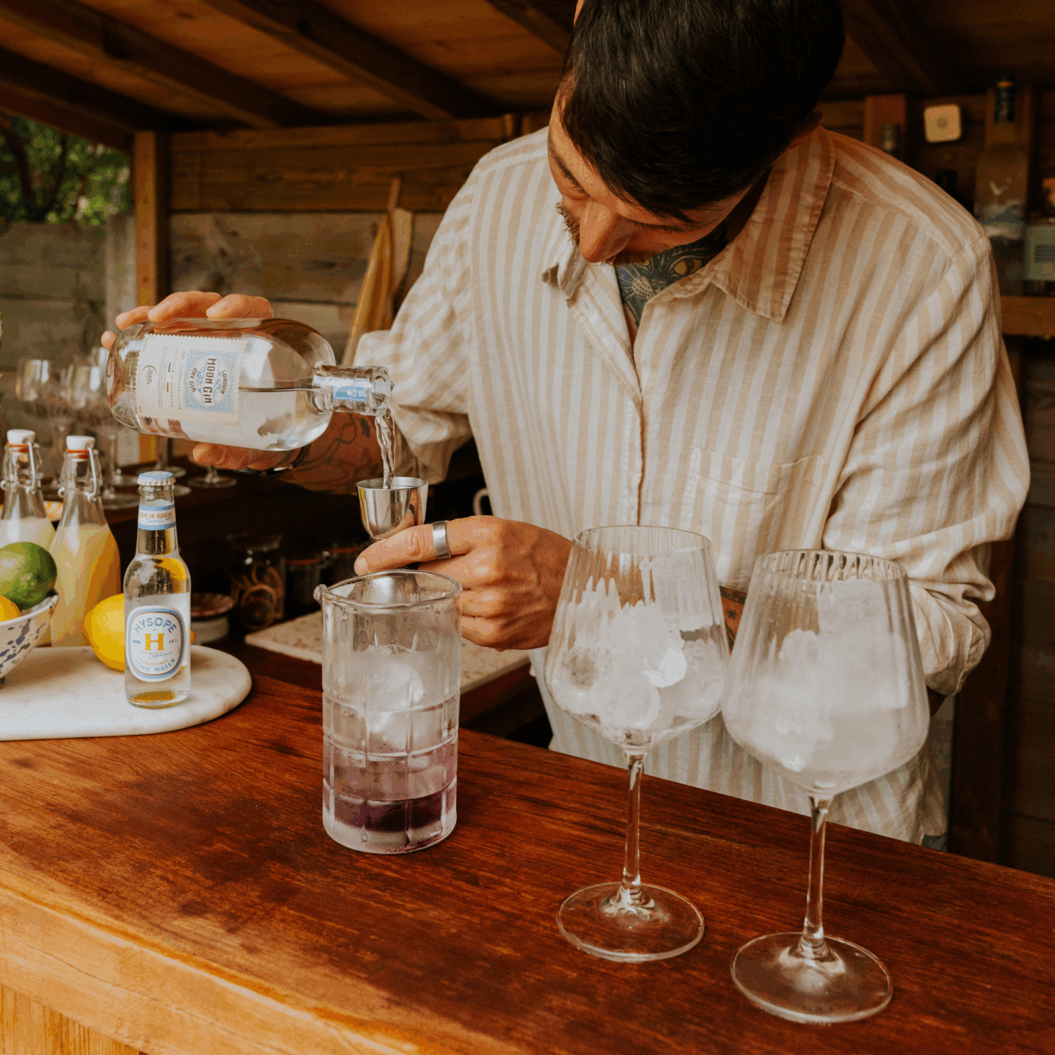 Le Gin To à la Violette : un classique revisité qui devient addictif, frais et fruité ! par Hysope