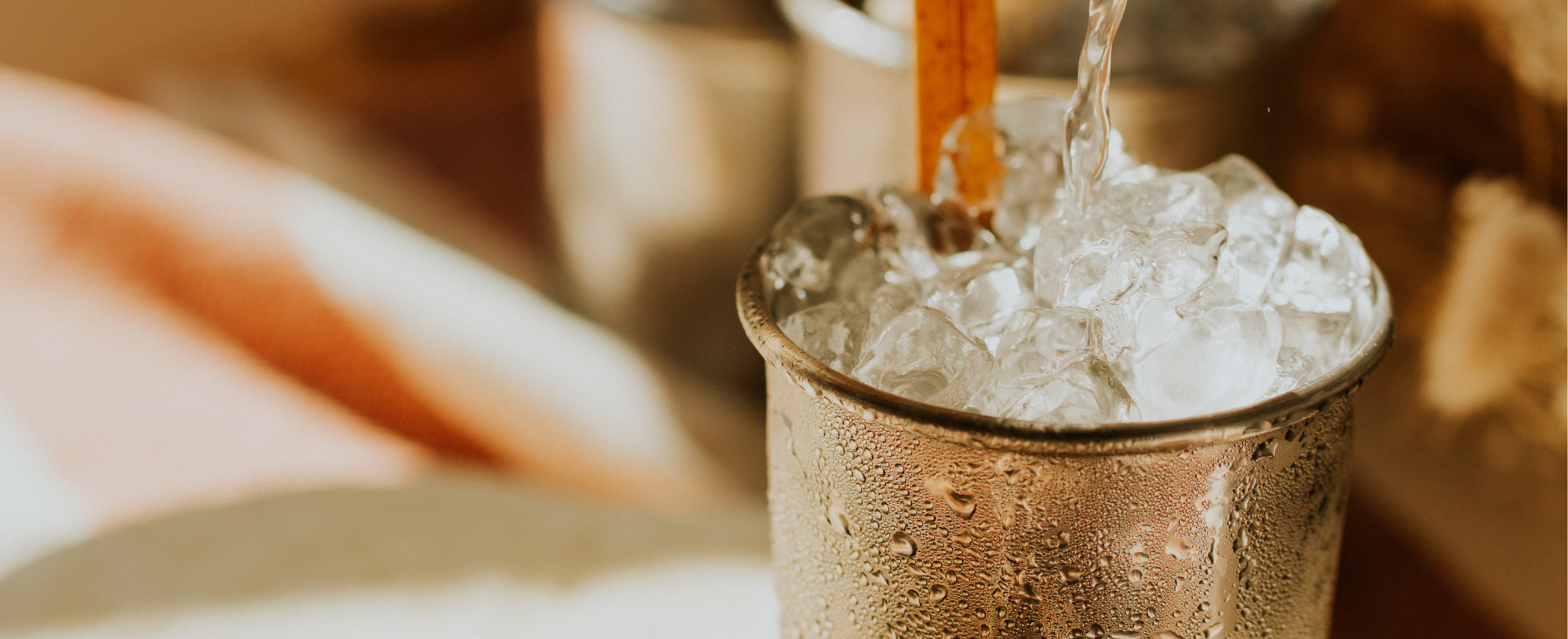 Fine, légère et très rafraîchissante, la glace pilée (ou crushed ice) est parfaite pour les cocktails à boire rapidement, servis dans des verres bien remplis. C’est l’incontournable des classiques tropicaux comme le Mojito, la Caïpirinha, le Mai Tai… et aussi le Moscow Mule.